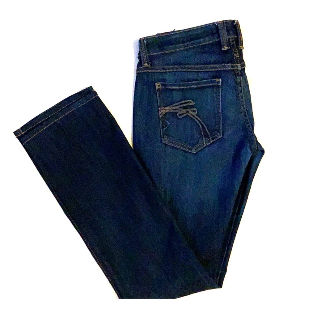 Frankie Bs low cut straight leg dark denim